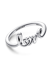 Handwritten Love Ring - Sterling silver