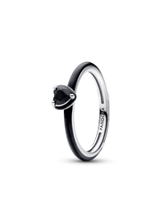 Pandora ME Black Chakra Heart Ring - Sterling silver