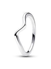 Polished Wave Ring - Sterling silver