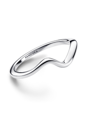 Polished Wave Ring - Sterling silver