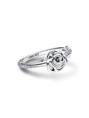 Rose in Bloom Ring - Sterling silver