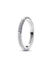 FINAL SALE - Texture & Stones Ring - Sterling silver