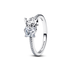 Disney Stitch & Stone Ring - Sterling silver