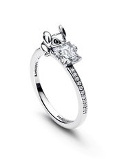 Disney Stitch & Stone Ring - Sterling silver