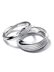 Twisted Double Ring - Sterling silver