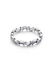 Crescent Moon Ring - Sterling silver