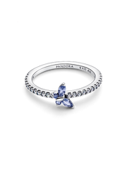 Sparkling Butterfly Ring - Sterling silver