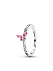 Sparkling Butterfly Ring - Sterling silver