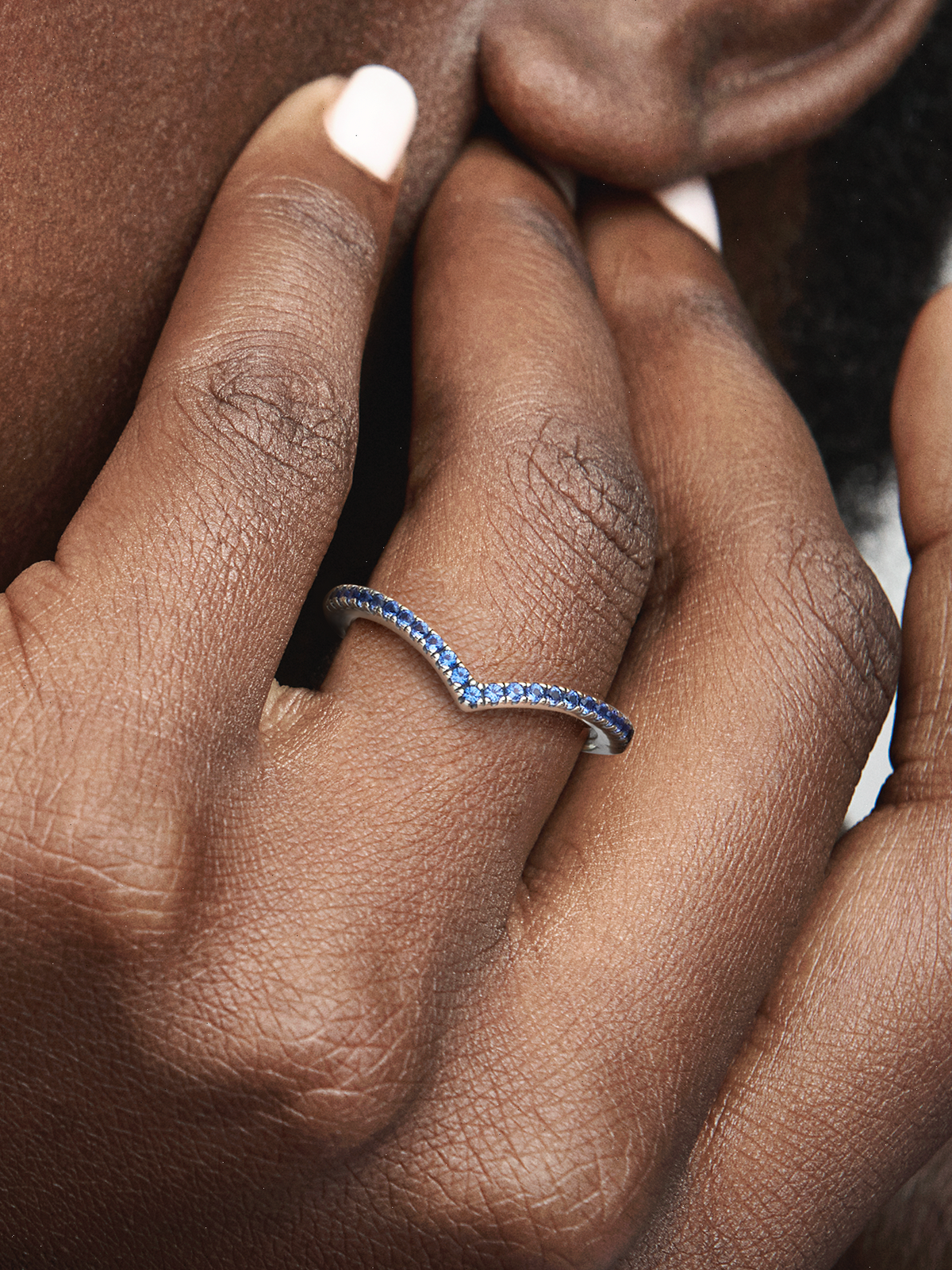 Pandora Timeless Wish Sparkling Blue Ring - Sterling silver