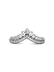 Princess Wishbone Ring - Sterling silver