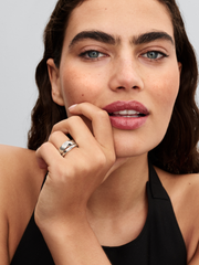 Twisted Double Ring - Sterling silver