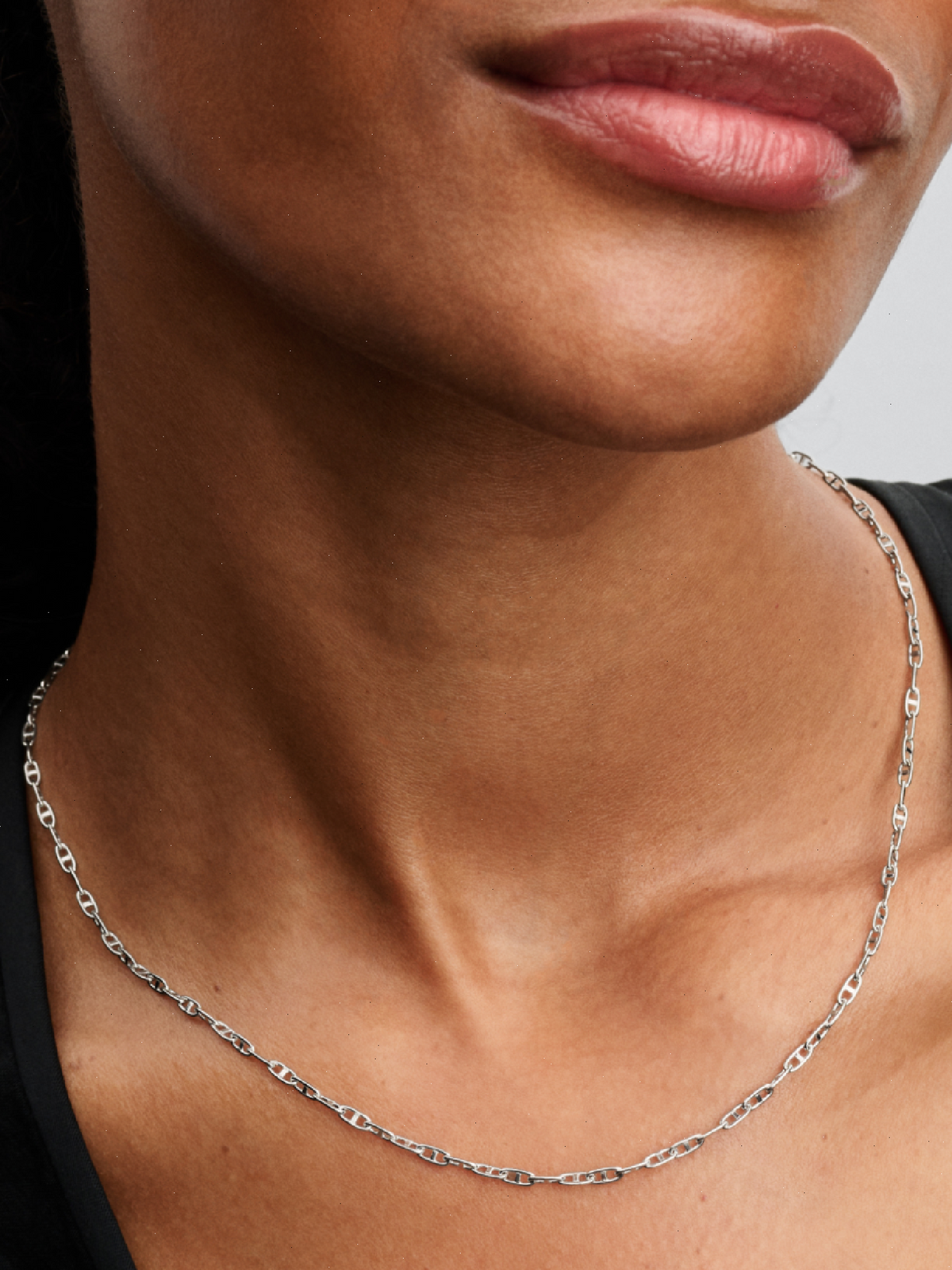 Anchor Chain Necklace - Sterling silver