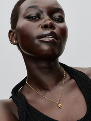 Starfish Double Dangle Charm - 14k gold plating