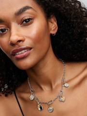 FINAL SALE - Sunrise Medallion Charm - 14k gold plating