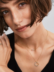 Pandora Infinite Lab-grown Diamond Pavé Double Row Ring - 0.22 ct TW, 14k gold