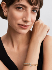 Pandora Infinite Lab-grown Diamond Pavé Hoop Earrings - 0.26 ct TW, 14k gold