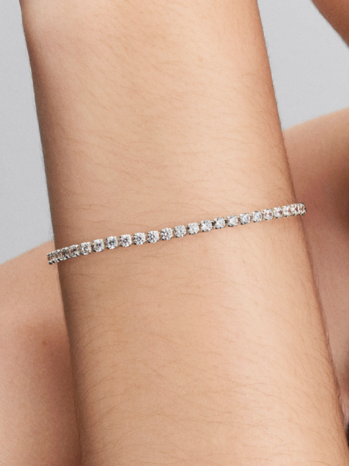 Sparkling Tennis Bracelet - Sterling silver