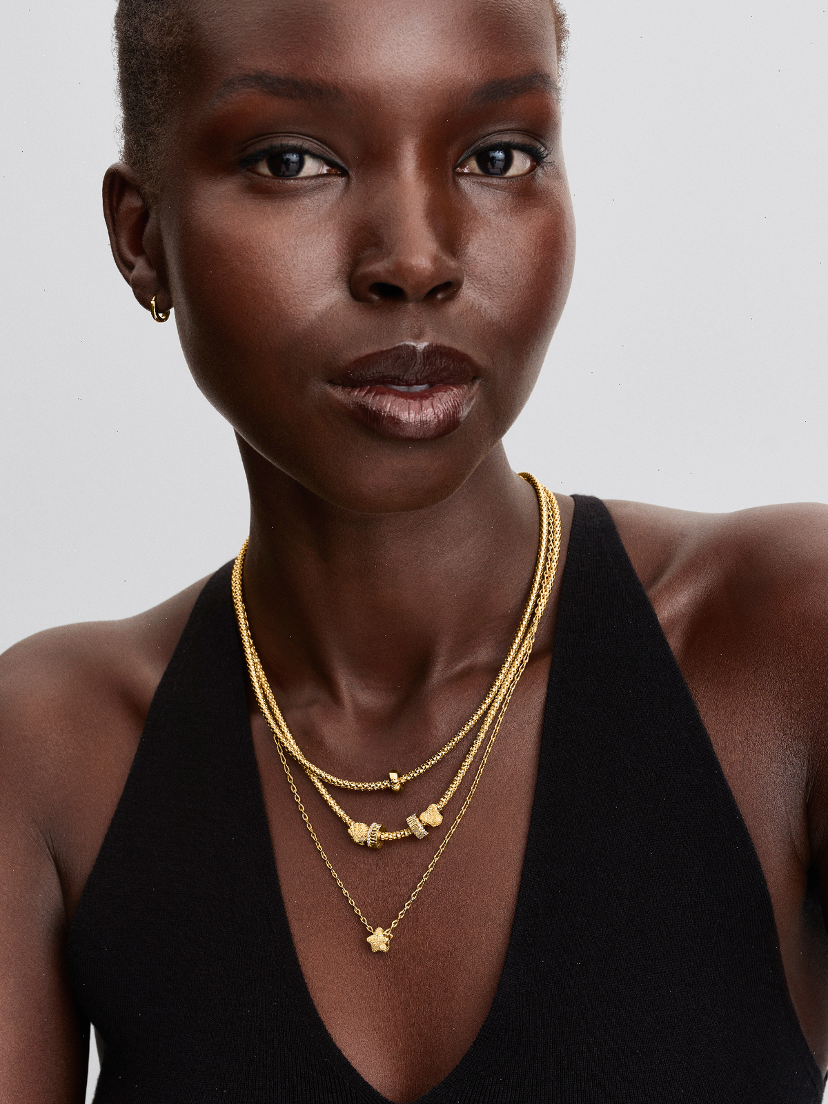 Textured Shell Mini Charm - 14k gold plating