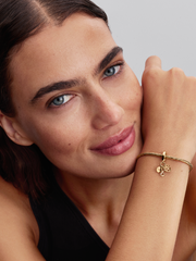 Family Infinity Triple Dangle Charm - 14k gold plating