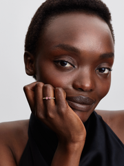 Sparkling Pink Bow Ring - 14k gold plating