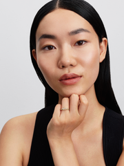 Sparkling Herbarium Cluster Ring - 14k gold plating