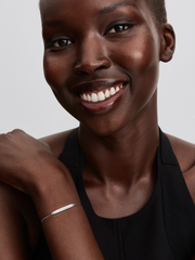 Engravable Bar Chain Bracelet - Sterling silver