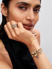 Moveable Nutcracker Dangle Charm - 14k gold plating