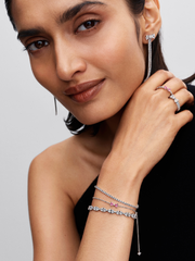 Sparkling Tennis Bracelet - Sterling silver