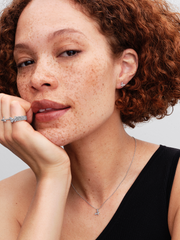 Sparkling Butterfly Bold Ring - Sterling silver