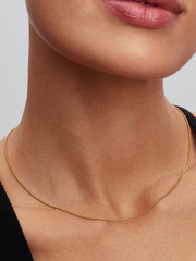 Pandora Era Bead Chain Necklace - 14k gold