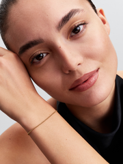 Pandora Era Bead Chain Bracelet - 14k gold