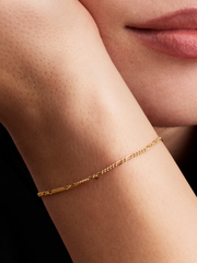 Pandora Era Figaro Chain Bracelet - 14k gold