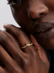 Disney Princess Aurora Tiara Ring - 14k gold plating