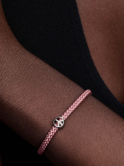 Peace Symbol Mini Charm - Sterling silver