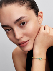 Bridgerton Butterfly Slider Tennis Bracelet - 14k gold plating