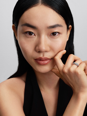 Halo Heart Trilogy Ring - Sterling silver