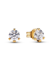 FINAL SALE - Pandora Nova 14k Gold Lab-grown Diamond Earrings - 0.50 ct TW, 14k gold