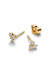 Pandora Era Lab-Grown Diamond Cluster Stud Earrings - 0.19 ct TW, 14k gold