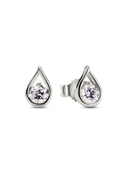 Pandora Infinite 14k White Gold Lab-grown Diamond Earrings - 0.50 ct TW, 14k white gold