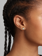 FINAL SALE - Pandora Infinite 14k Gold Lab-grown Diamond Earrings - 1.00 ct TW, 14k gold