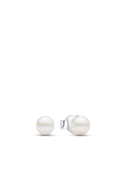 FINAL SALE - Treated Freshwater Cultured Pearl 4.5mm Stud Earrings - Sterling silver