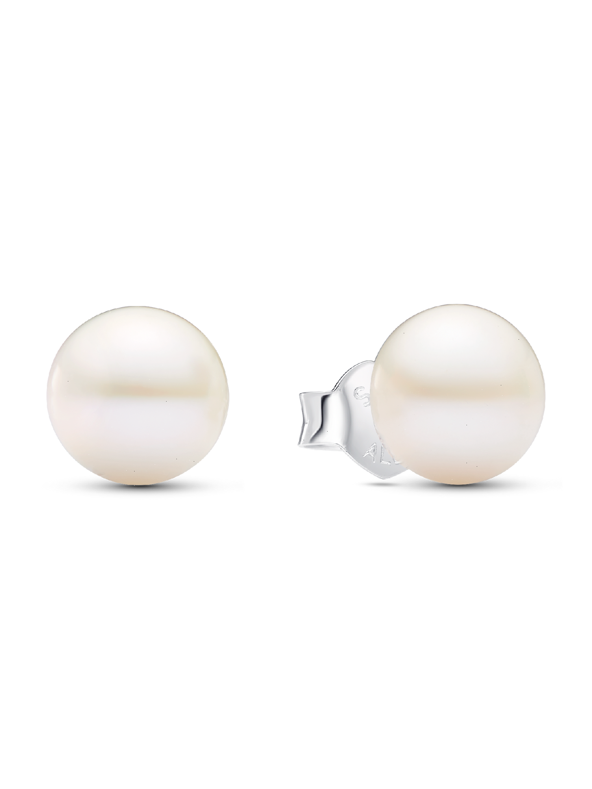 Treated Freshwater Cultured Pearl 7mm Stud Earrings - Sterling silver