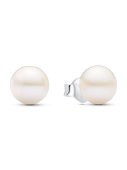 Treated Freshwater Cultured Pearl 7mm Stud Earrings - Sterling silver
