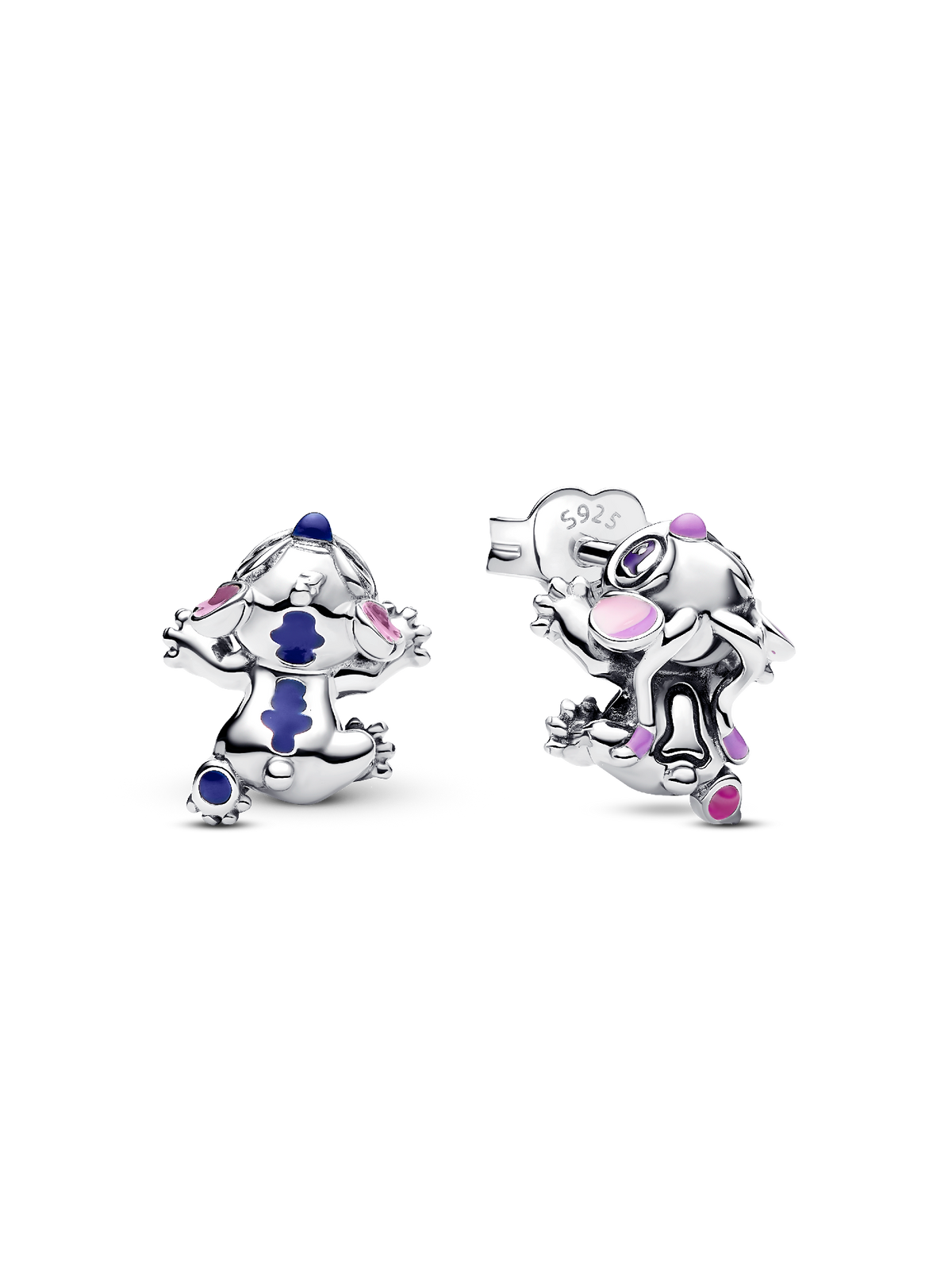 Disney Stitch & Angel Stud Earrings - Sterling silver