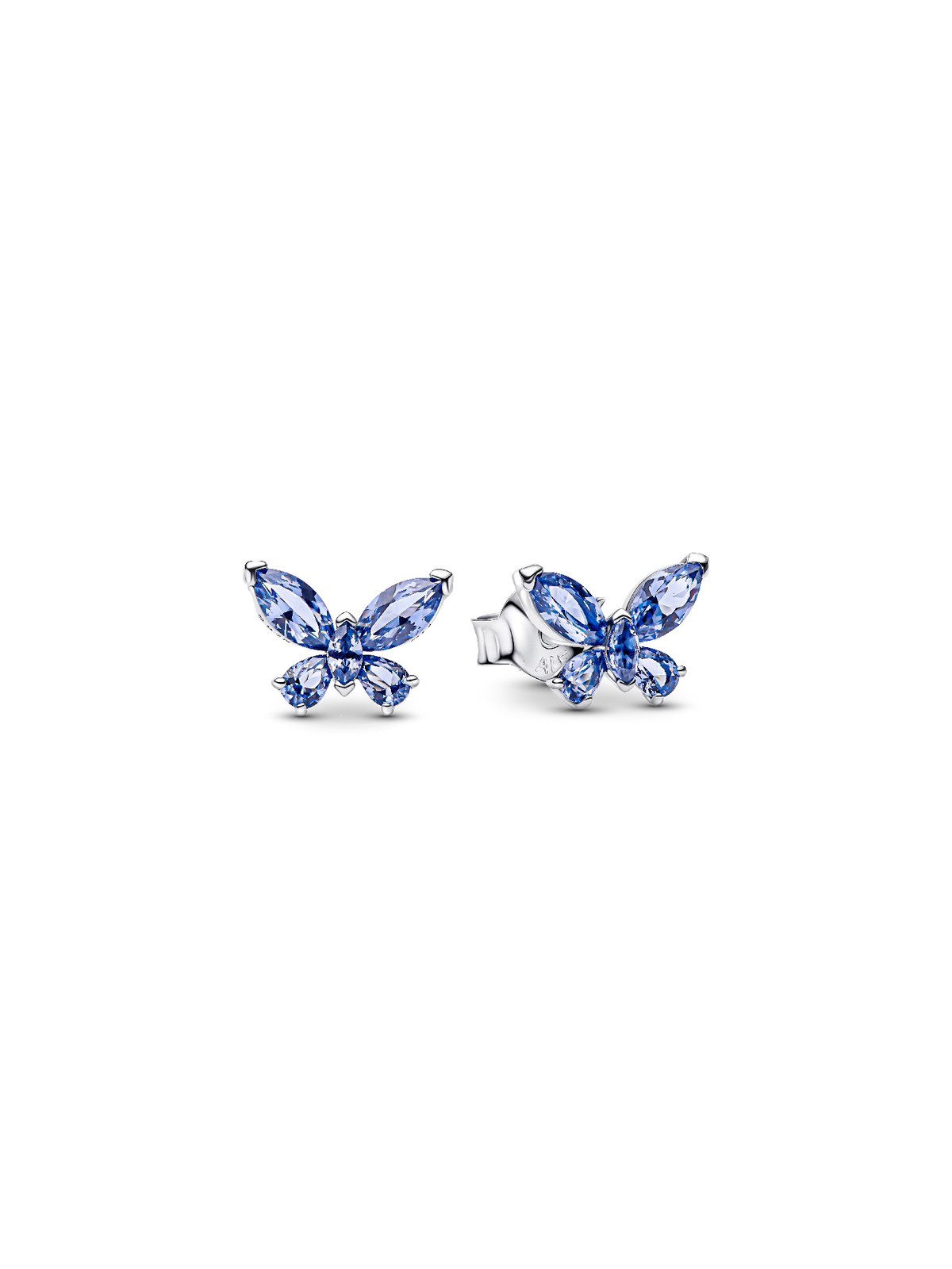 Butterfly Stud Earrings - Sterling silver