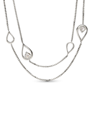FINAL SALE - Pandora Infinite 14k White Gold Lab-grown Diamond Long Pendant Necklace - 0.50 ct TW, 14k white gold
