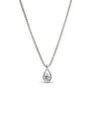 FINAL SALE - Pandora Infinite 14k White Gold Lab-grown Diamond Pendant Necklace - 0.25 ct TW, 14k white gold