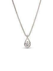 Pandora Infinite 14k White Gold Lab-grown Diamond Pendant Necklace - 0.50 ct TW, 14k white gold