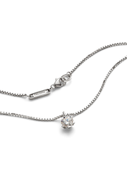 FINAL SALE - Pandora Nova 14k White Gold Lab-grown Diamond Pendant Necklace - 0.50 ct TW, 14k white gold