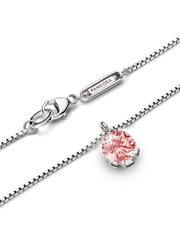 FINAL SALE - Pandora Nova 14k White Gold Lab-grown Pink Diamond Pendant Necklace - 1.00 ct TW, 14k white gold